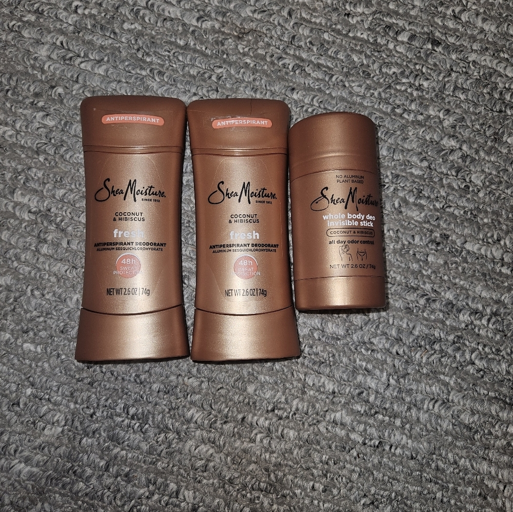 SheaMoisture Coconut & Hibiscus Deodorant Trio